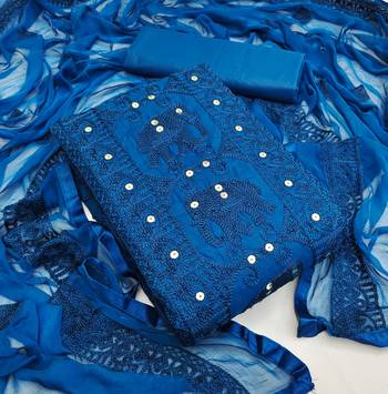 Divaastha Cotton Embroidered Aari Work Salwar Kameez 1
