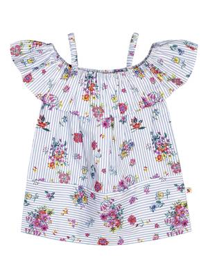 Budding Bees Girls Off Shoulder Top 1