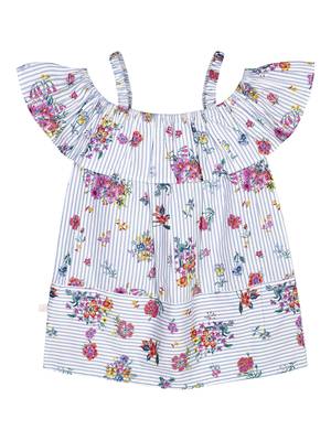 Budding Bees Girls Off Shoulder Top 2