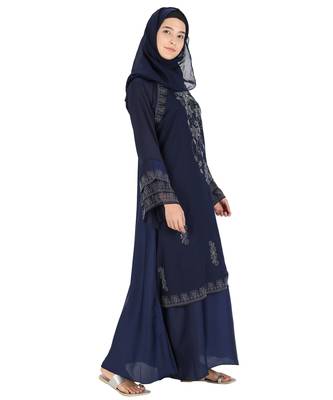 Blue brasso nida abaya 5