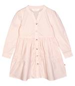 Budding Bees Girls Pink Solid Shirt Dress