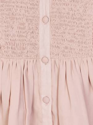 Budding Bees Girls Pink Smocking Dress 3