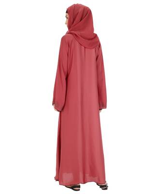 Pink brasso nida abaya 2