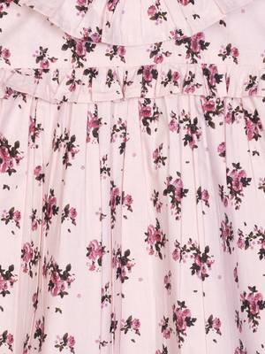 Budding Bees Girls Peach Floral Top 3