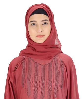 Pink brasso nida abaya 5