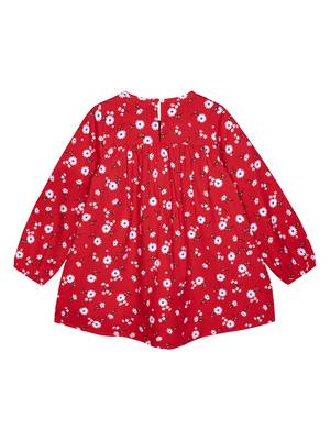 Budding Bees Girls Red Floral Top 2