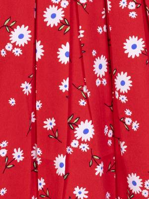 Budding Bees Girls Red Floral Top 3