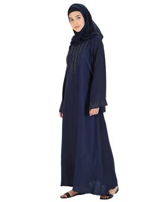 Blue brasso nida abaya 4