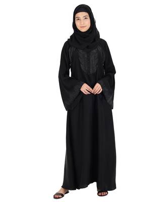 Black brasso nida abaya 1