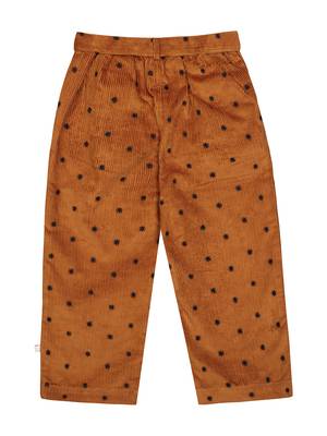 Budding Bees Girls Brown Corduroy Pant 2