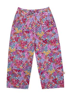 Budding Bees Girls Pink Lenin Trouser 1