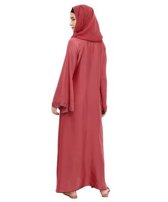 Pink brasso nida abaya 2