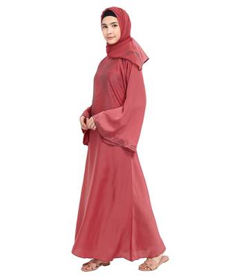 Pink brasso nida abaya 3