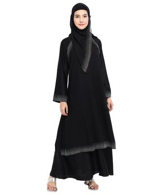 Black brasso nida abaya 1