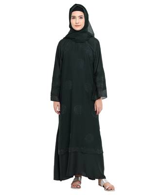 Green brasso nida abaya 4