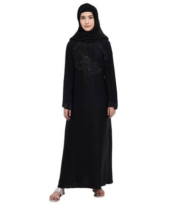 Black brasso nida abaya 1