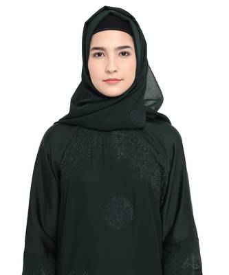 Green brasso nida abaya 5