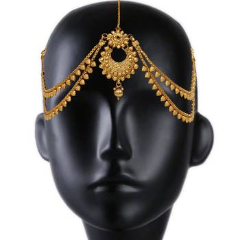 Gold maang-tikka 2