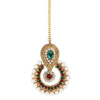 Multicolor maang-tikka 1