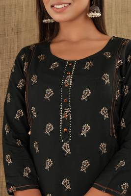 Green printed cotton ethnic-kurtis 5