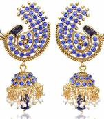 Blue jhumkas