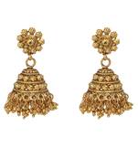 Gold jhumkas