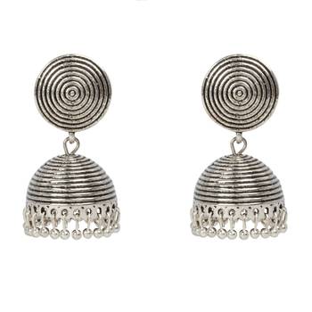 Silver jhumkas 1