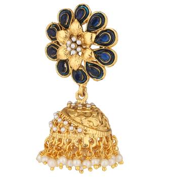 Blue jhumkas 2