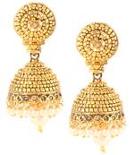 Gold jhumkas
