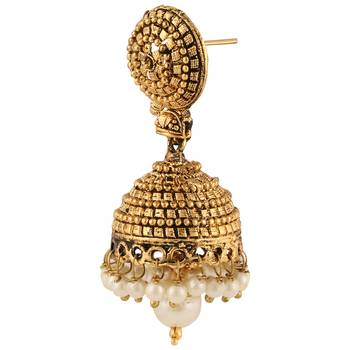 Gold jhumkas 2