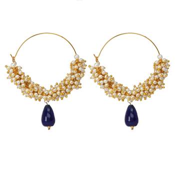 Blue chandbali 1