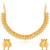 Elegant Gold Plated Temple Jewellery Necklace Set