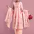 Peach embroidered cotton salwar