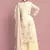 Yellow embroidered cotton salwar