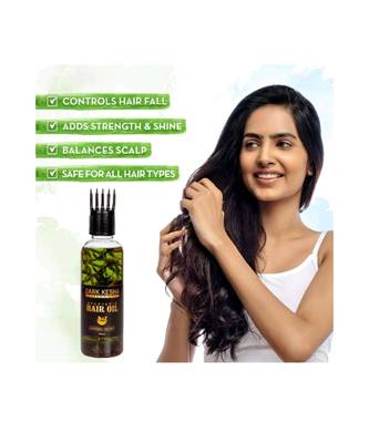 Dark Kesa 100% Ayurvedic Herbal Hair Oil, Bhringraj & Amla Reduces Hair Loss & Improves Hair Growth | 100ml (Pack of 1) 3