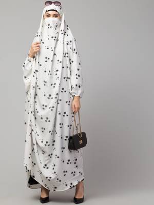 Full Length- Single Piece Prayer Jilbab With Adjustable Mouthpiece 2