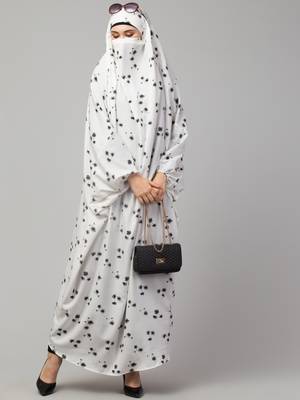 Full Length- Single Piece Prayer Jilbab With Adjustable Mouthpiece 3
