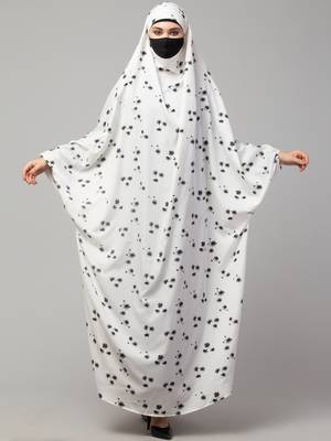 Full Length- Single Piece Prayer Jilbab With Adjustable Mouthpiece 4