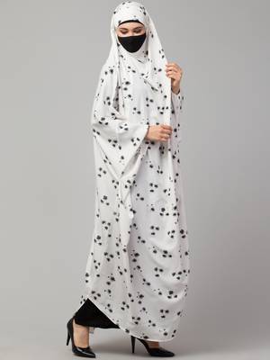Full Length- Single Piece Prayer Jilbab With Adjustable Mouthpiece 6