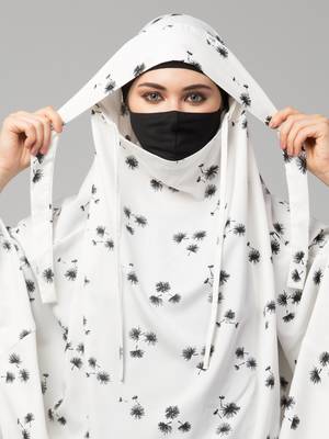 Full Length- Single Piece Prayer Jilbab With Adjustable Mouthpiece 7