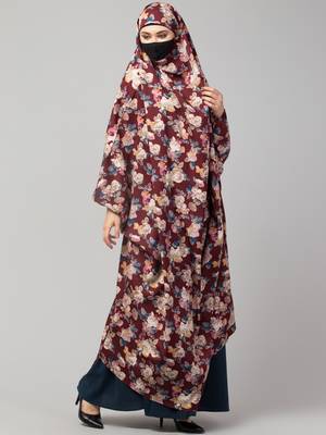 Full Length- Single Piece Prayer Jilbab With Adjustable Mouthpiece 4