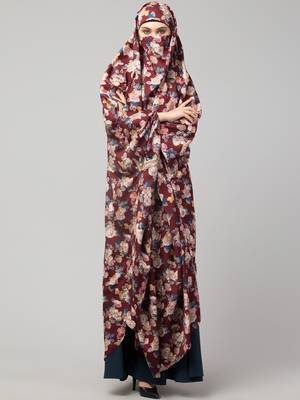 Full Length- Single Piece Prayer Jilbab With Adjustable Mouthpiece 5