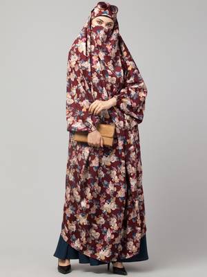 Full Length- Single Piece Prayer Jilbab With Adjustable Mouthpiece 7