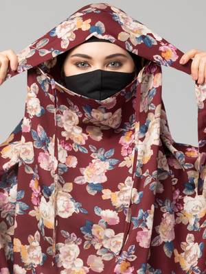 Full Length- Single Piece Prayer Jilbab With Adjustable Mouthpiece 8