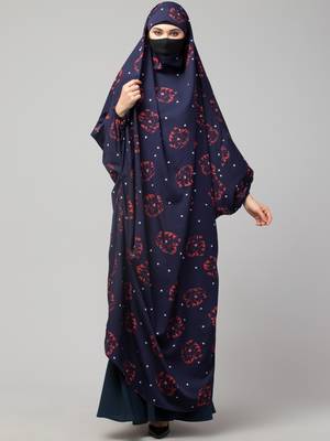 Full Length- Single Piece Prayer Jilbab With Adjustable Mouthpiece 2