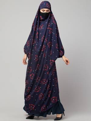 Full Length- Single Piece Prayer Jilbab With Adjustable Mouthpiece 3