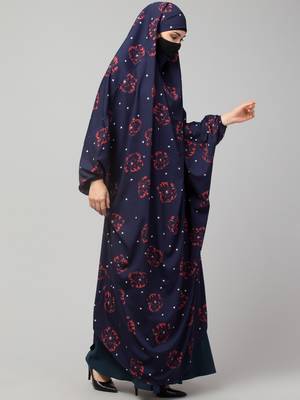 Full Length- Single Piece Prayer Jilbab With Adjustable Mouthpiece 4