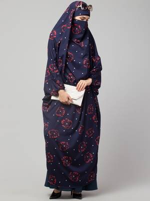 Full Length- Single Piece Prayer Jilbab With Adjustable Mouthpiece 5