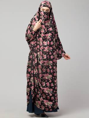 Full Length- Single Piece Prayer Jilbab With Adjustable Mouthpiece 3