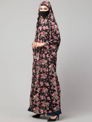 Full Length- Single Piece Prayer Jilbab With Adjustable Mouthpiece 4